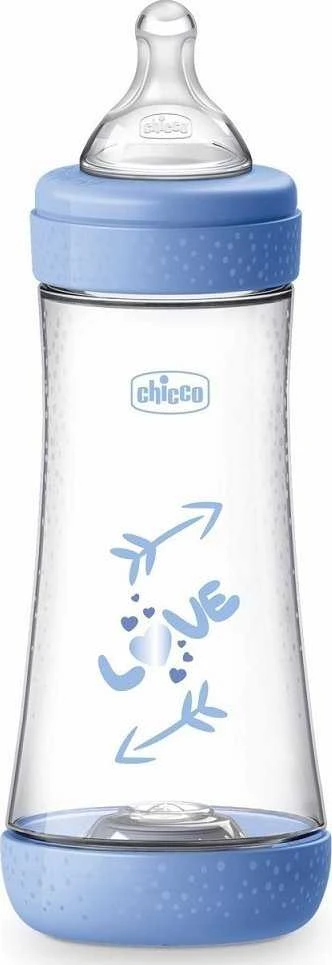 Chicco Perfect Silicone buteliukas 300ml su piešiniu