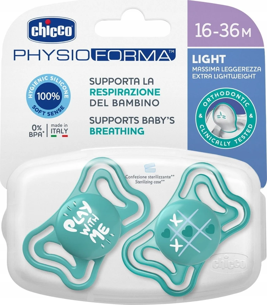 Chicco Čiulptukas nusiraminimui PhysioForma Light nieb 16-36m
