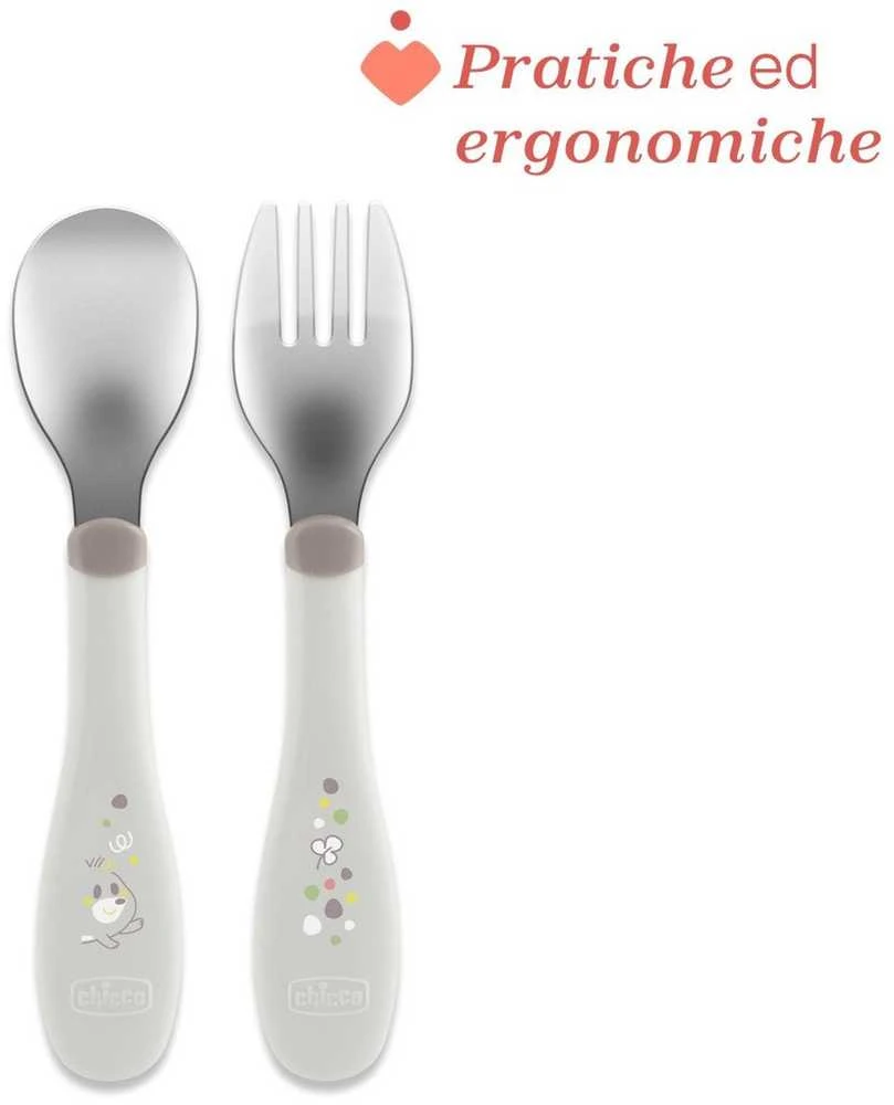 Chicco Metaliniai stalo įrankiai smėlio sp. 18m+