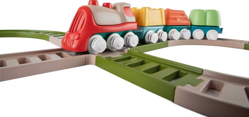 Chicco Traukinukų rinkinys maluchui Eco+ su bėgiais