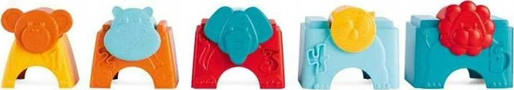 CHICCO 00011570000000 ECO+ gyvūnų dėlionė ir bokštas 2in1