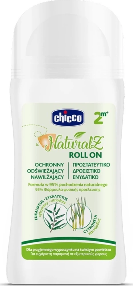 Chicco NaturalZ apsauginis rutulinis dezodorantas nuo 2 mėnesių, 60 ml