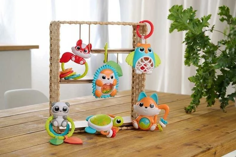 Chicco gyvūnų formos barškučių rinkinys