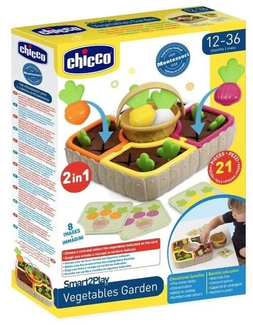 Chicco Rankdarbių rinkinys daržovių sodas su spalvų mokymu