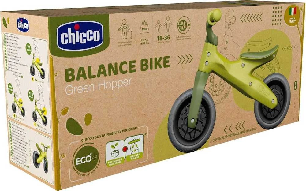 Chicco Eco+ Dviratukas biegowy žalias hopper 18m+