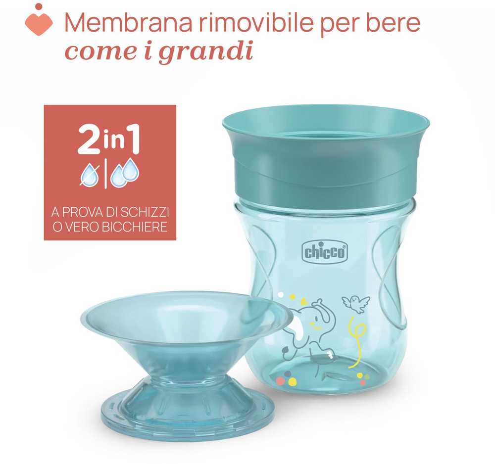 „Chicco CHICCO-695125-KUBEK 360“ puodelis savarankiškam gėrimui mokytis