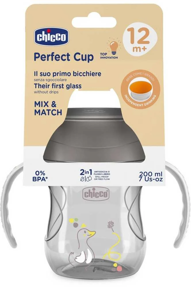 Chicco Puodelis 360` mokymuisi gerti savarankiškai, 200 ml rutuliukas