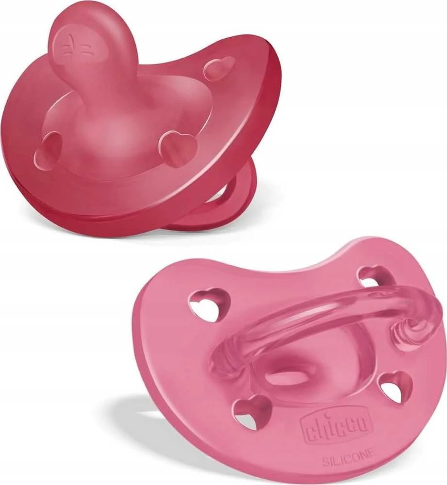 Chicco Physio Soft Pacifier Rožinė kūdikių žindukai 12m+ 2 vnt