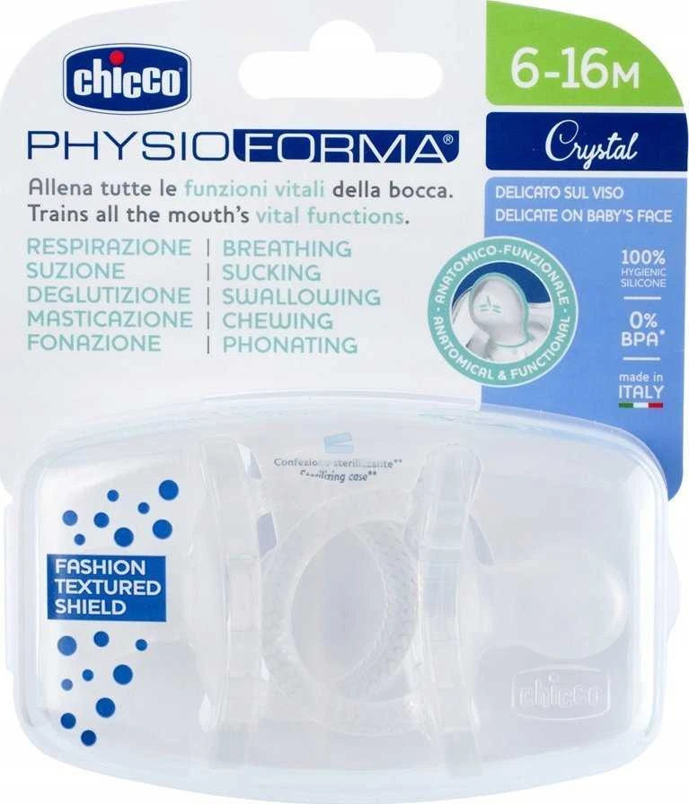 Chicco Čiulptukas nusiraminimui Soft neutral 2vnt. 6-16m