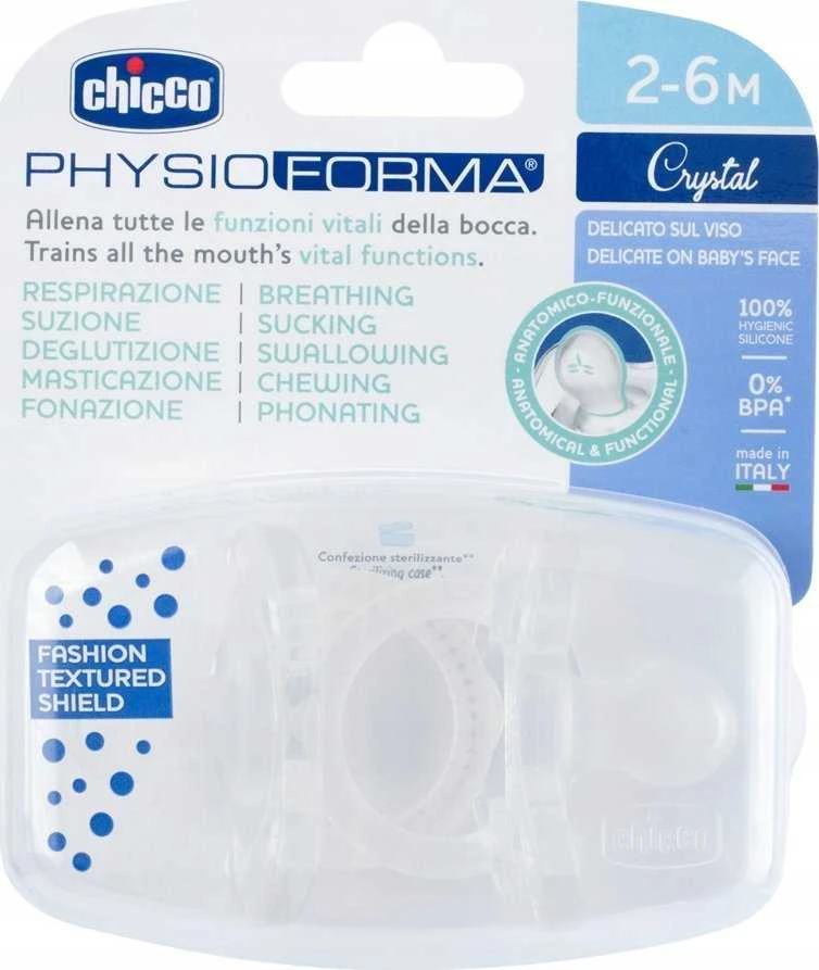 Chicco Čiulptukas nusiraminimui Soft neutral 2vnt. 2-6m