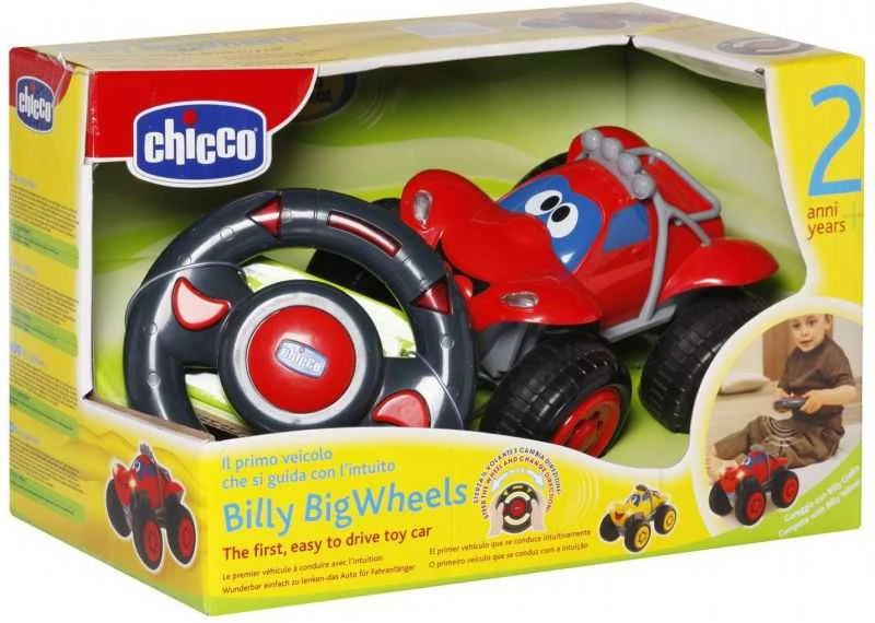 Chicco TURBO TEAM automobilis Billy big wheels, raudonas, 00061759200000