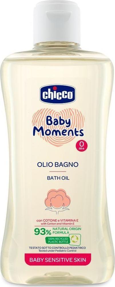 Chicco Baby Moments vonios aliejus 0m+ 200ml