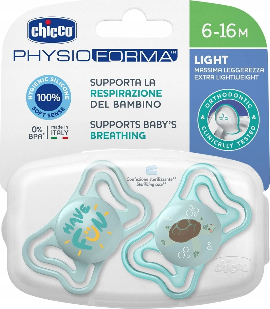 Chicco Čiulptukas nusiraminimui PhysioForma Light nieb 6-16m