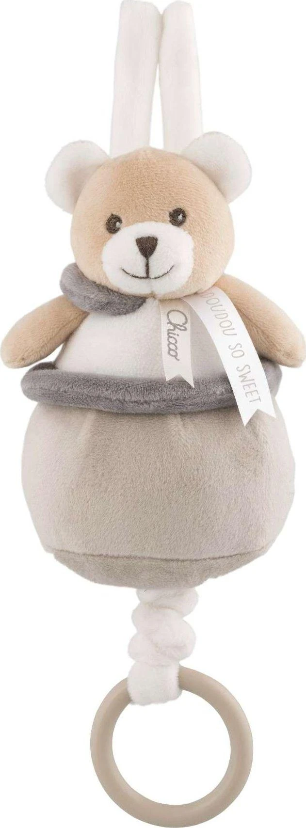 CHICCO 00009618000000 MY SWEET DOUDOU muzikinė dėžutė meškiukas