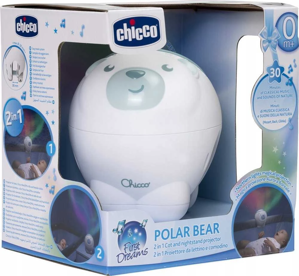 Chicco Projektorius miś polarny mėlyna