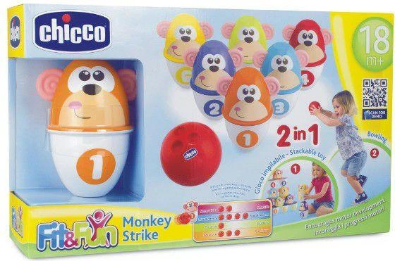 Chicco Fit Fun FIT & Linksmas žaidimas Monkey Strike, 00005228000000