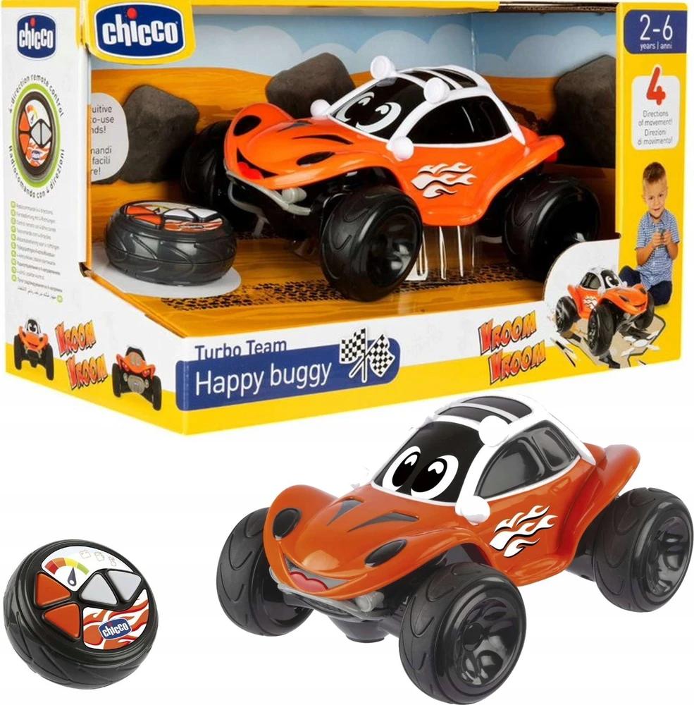 Chicco Nuotoliniu būdu valdomas laimingas vežimėlis