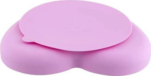 Chicco Silikoninė širdies formos lėkštutė rožinė 9m+