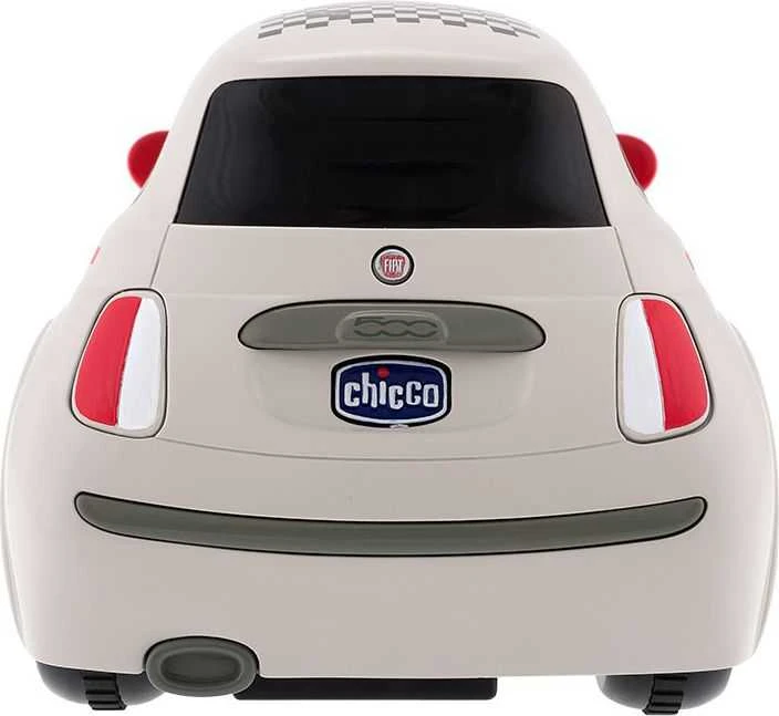 Chicco Žaislinis baltas Fiat 500 su nuotolinio valdymo pultu vairu