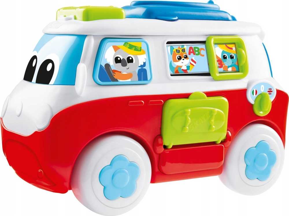 Chicco Interaktyvi vaikštynė-stumdukas kamperis su dainelėmis