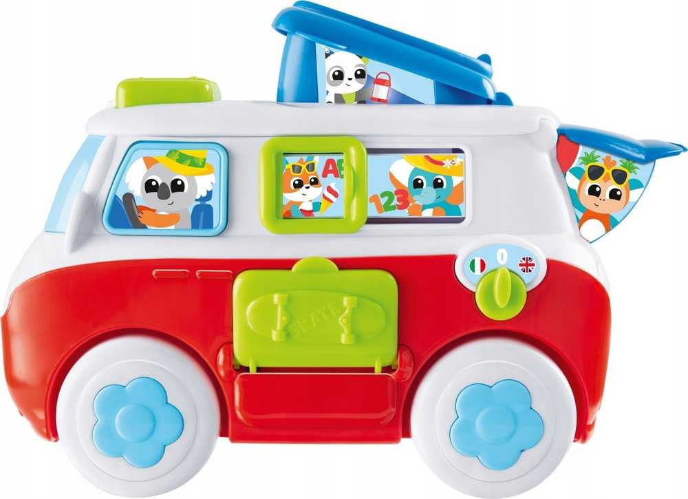 Chicco Interaktyvi vaikštynė-stumdukas kamperis su dainelėmis