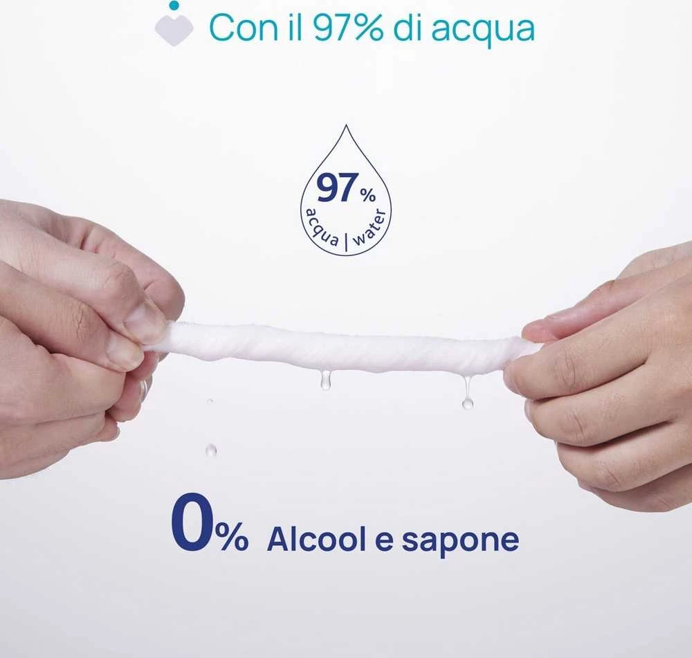 CHICCO 00012050100000 priežiūros servetėlės 72 vnt 0m+