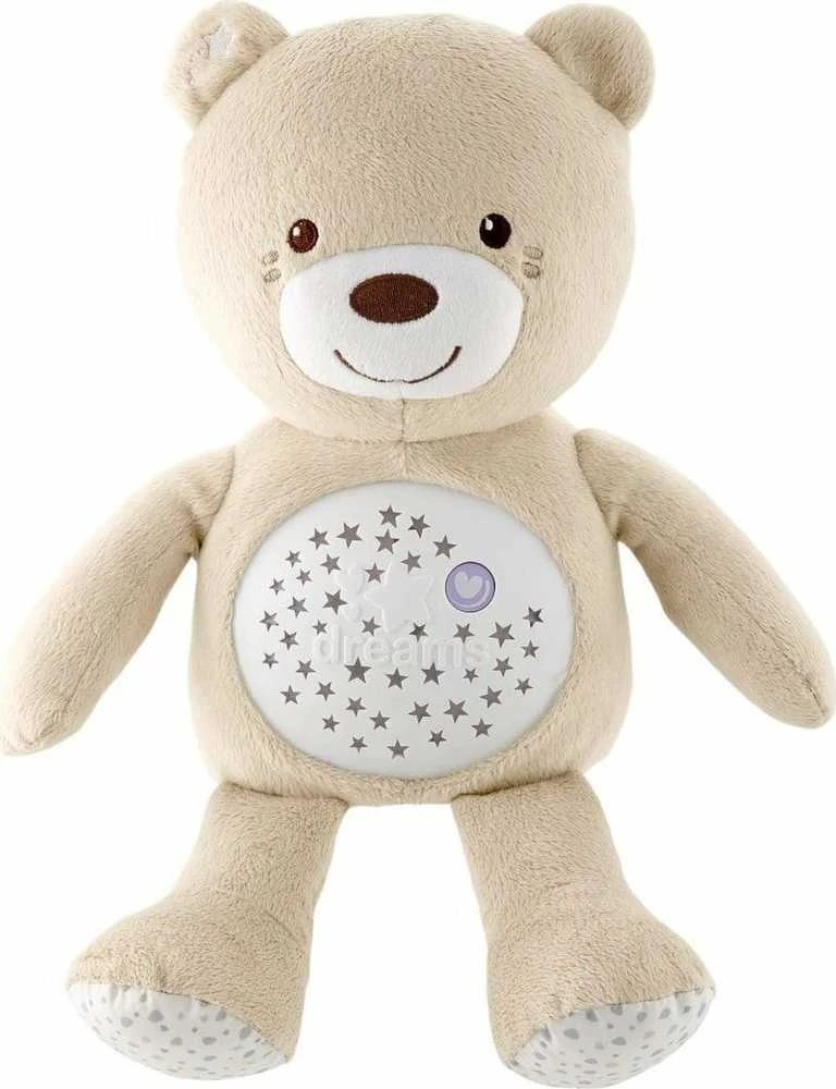 Chicco First Dreams Meškiukas su Projektorem smėlio spalva
