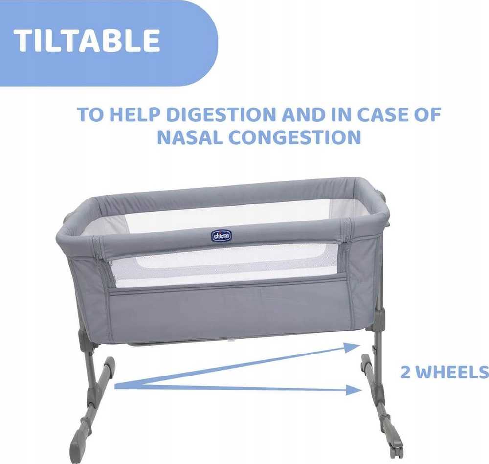 Chicco Next2me Essential Stone Re Lux