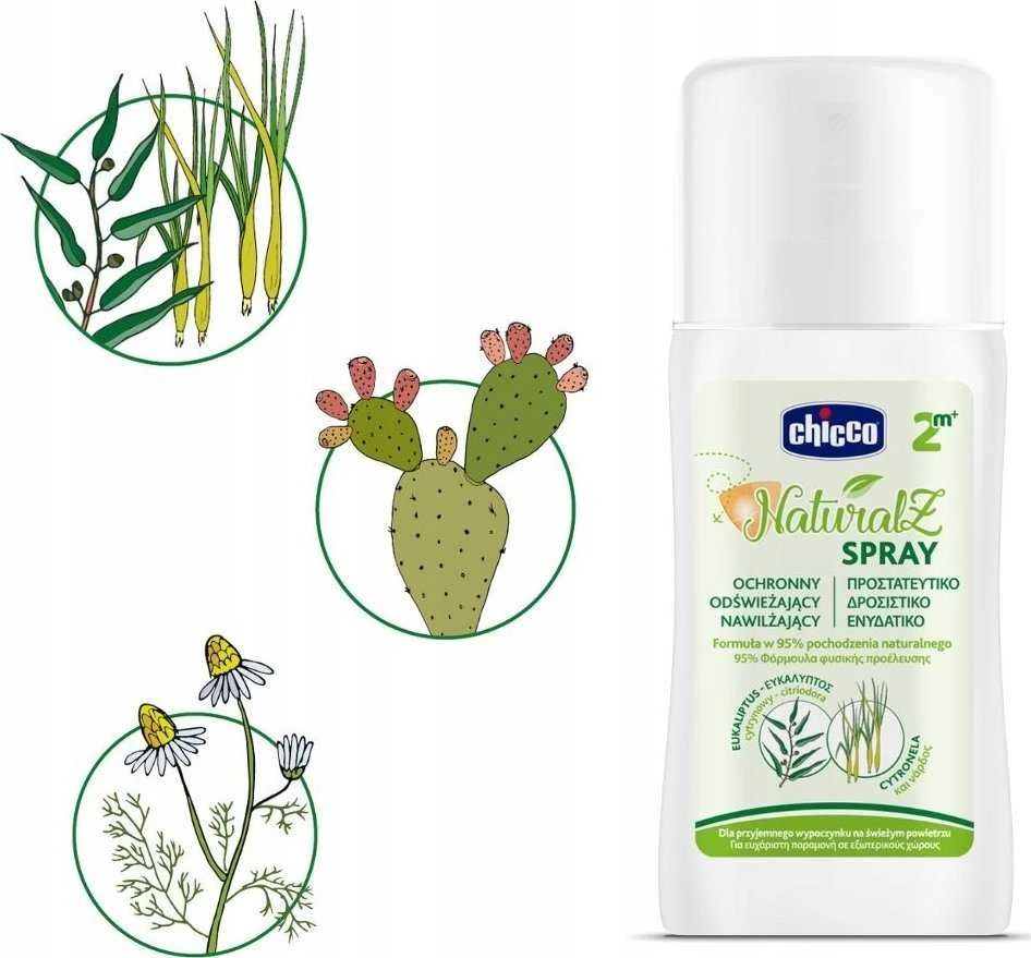 Chicco NaturalZ Purškiklis Apsauginis nuo 2 mėnesių 100 ml