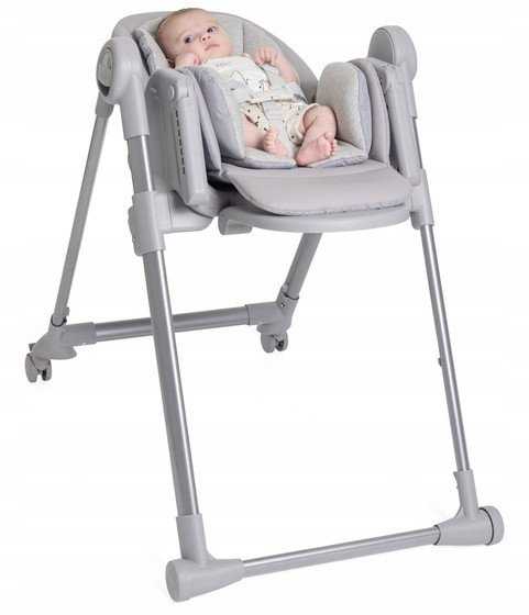 Chicco Polly Armonia STEEL – maitinimo kėdutė