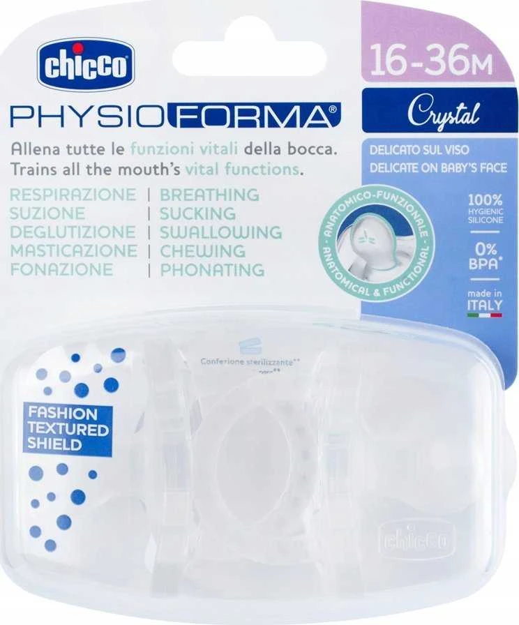 Chicco Čiulptukas nusiraminimui Soft neutral 2vnt. 16-36m