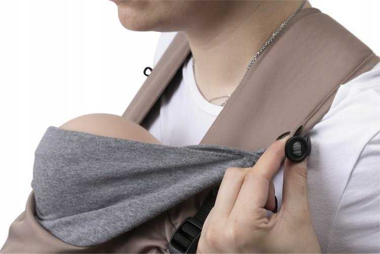 Chicco Nosidło Skin Fit šiltos smėlio spalvos, iki 9kg