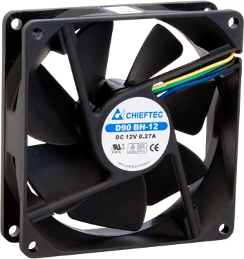 Chieftec AF-0925PWM computer cooling component Kompiuterio dėklas Juodas