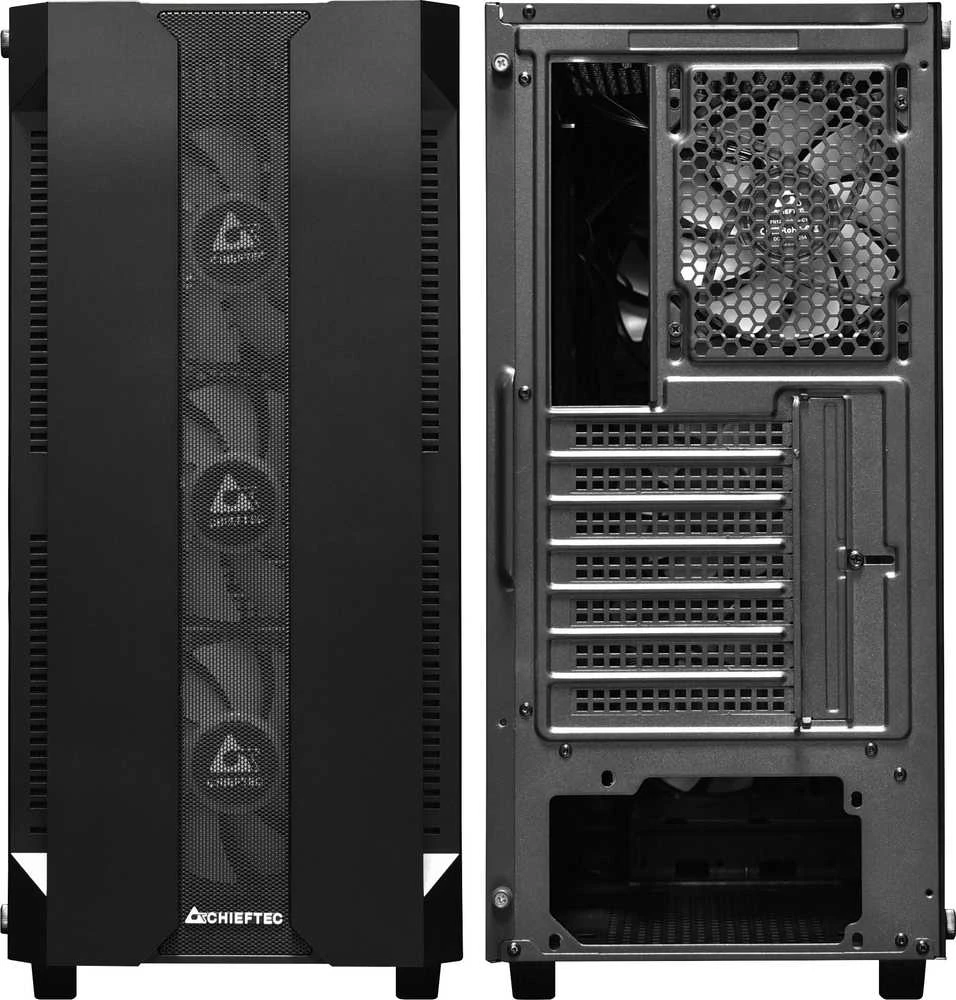 CHIEFTEC Hunter žaidimų važiuoklė ATX juoda