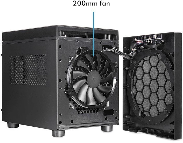 Chieftec CI-03B-OP kompiuterio dėklas Cube Juodas