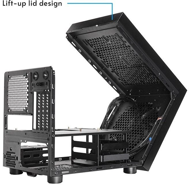 Chieftec CI-03B-OP kompiuterio dėklas Cube Juodas