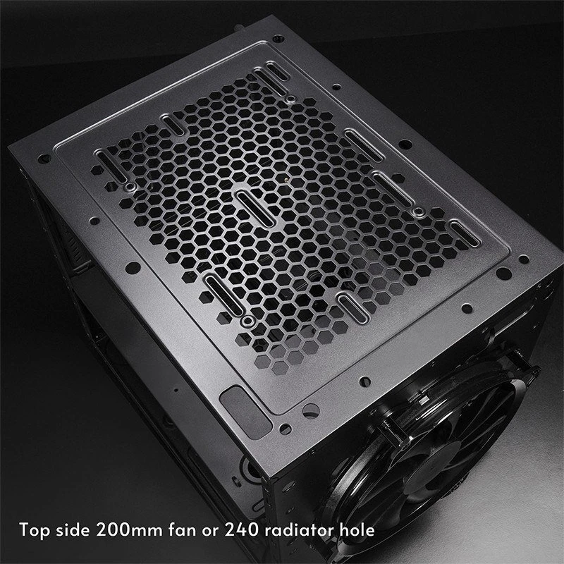 Chieftec CI-03B-OP kompiuterio dėklas Cube Juodas