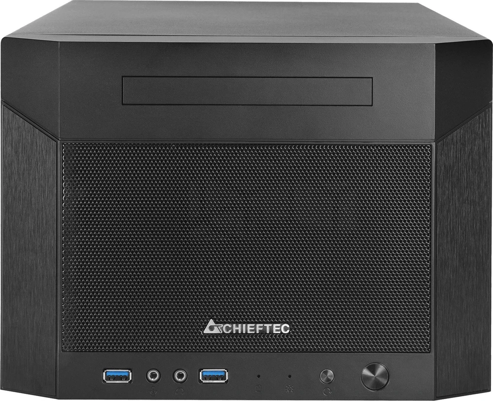 Chieftec CN-01B-OP kompiuterio dėklas Cube Juodas