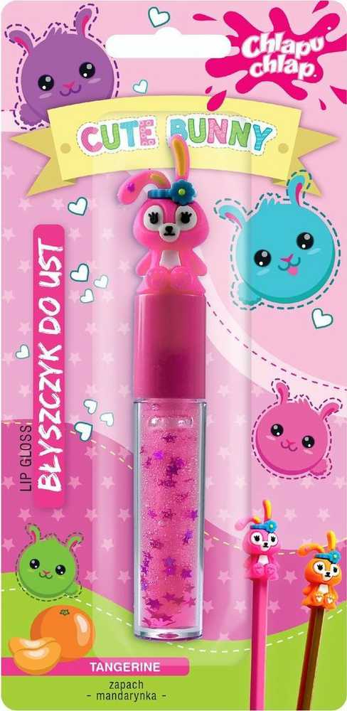 CHLAPU CHLAP Cute Bunny lūpų blizgis - mandarinas 1 vnt