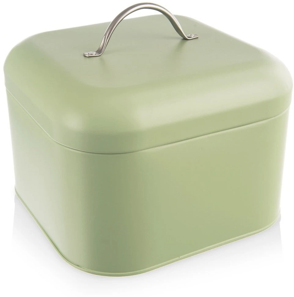 Vilde Orion metalinis duonos dėžė GREENISH 20x20x17 cm