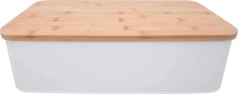 Bamboo Zeller duonos dėžė, aukštos kokybės metalas ir bambukas