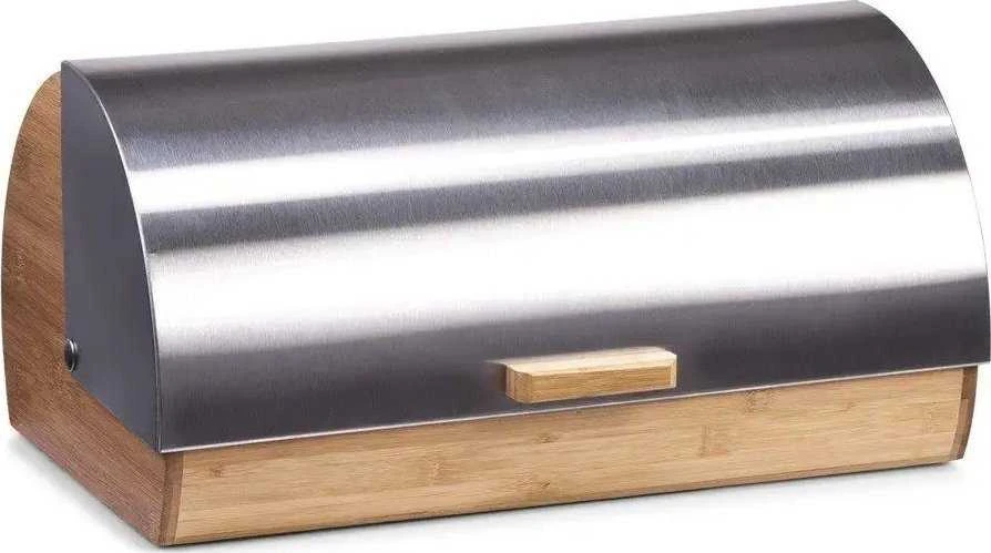 Bamboo Zeller duonos dėžė 39 x 25,5 x 18,5 cm bambuko / nerūdijančio plieno
