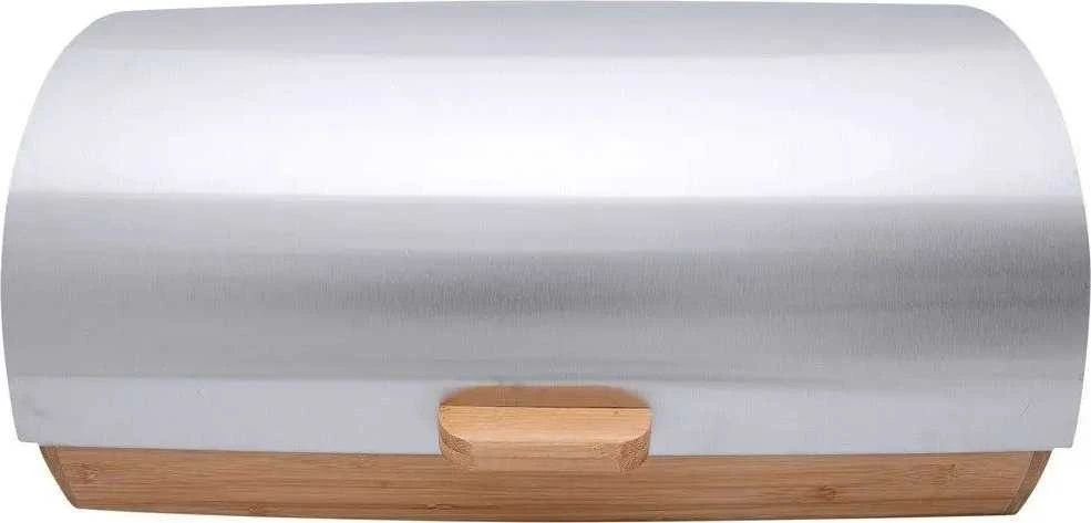 Bamboo Zeller duonos dėžė 39 x 25,5 x 18,5 cm bambuko / nerūdijančio plieno