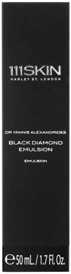 111SKIN Juodas Diamond Emulsion Day Kreminis