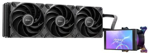 Chłodzenie wodne Antec Vortex View 360 Juodas ARGB IPS 5'' (0-761345-40064-0)