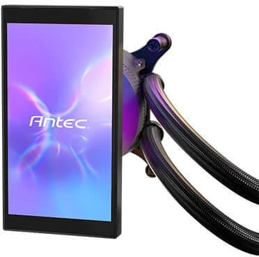 Chłodzenie wodne Antec Vortex View 360 Juodas ARGB IPS 5'' (0-761345-40064-0)