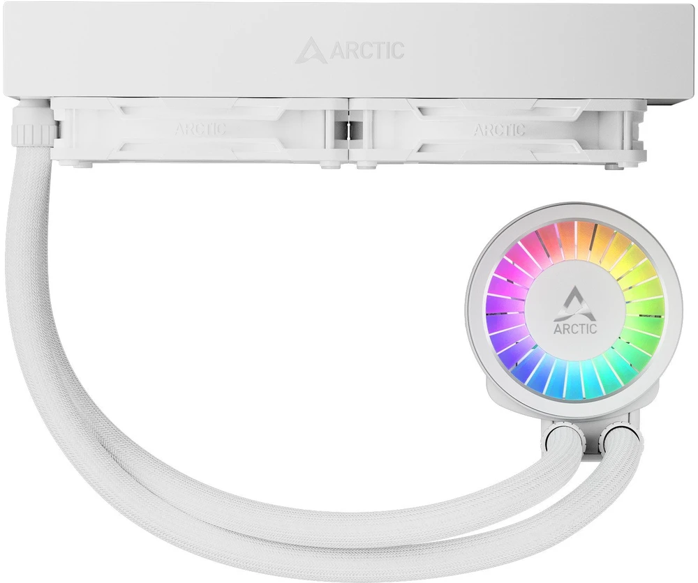 Arctic Liquid Šaldiklis III Pro 240 A-RGB AiO Vanduo Cooler – 240mm, Baltas