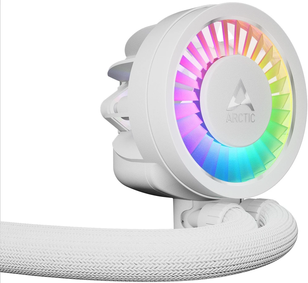Arctic Liquid Šaldiklis III Pro 240 A-RGB AiO Vanduo Cooler – 240mm, Baltas