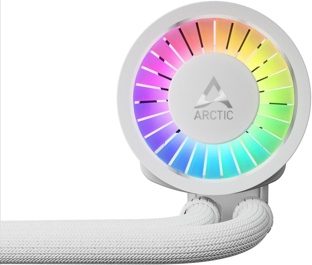 Arctic Liquid Šaldiklis III Pro 240 A-RGB AiO Vanduo Cooler – 240mm, Baltas