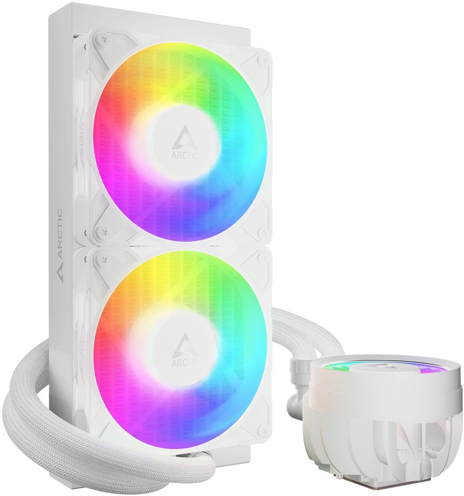 Arctic Liquid Šaldiklis III Pro 240 A-RGB AiO Vanduo Cooler – 240mm, Baltas